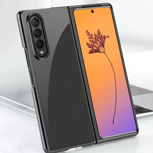 Plating Case tok Samsung Galaxy Z Fold 4 tok kék színű fém kerette-9145576266953 9 kép