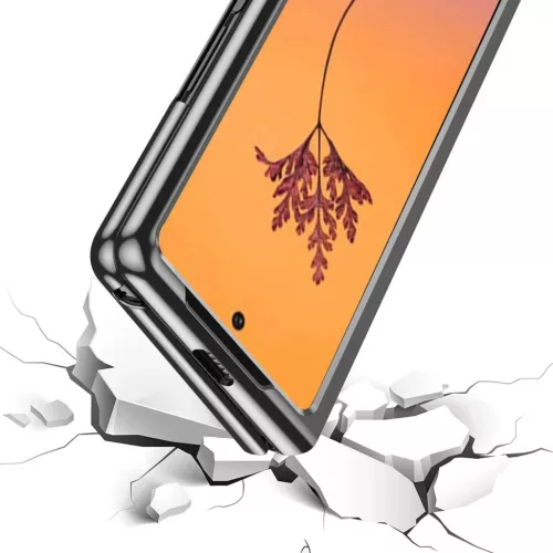 Plating Case tok Samsung Galaxy Z Fold 4 tok kék színű fém kerette-9145576266953 10 kép