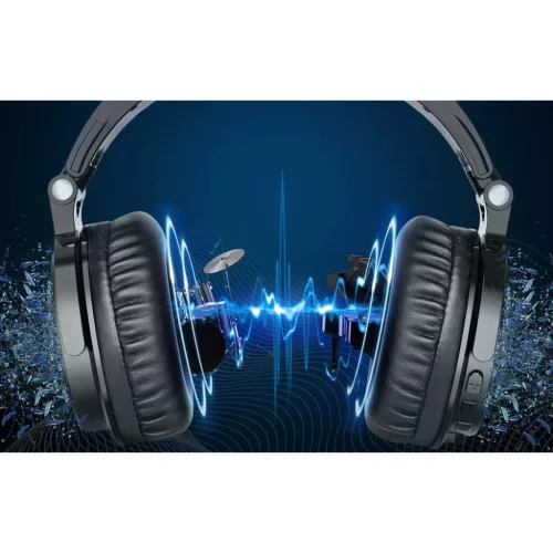 Vezeték nélküli Bluetooth fejhallgató OneOdio Pro C (fekete)-6974028140045 8 kép