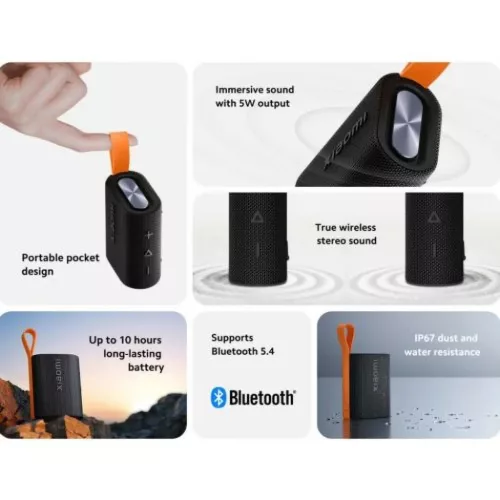 Xiaomi Mi Sound Pocket 5W Hordozható Bluetooth Kültéri Hangszóró -6941948702349 2 kép