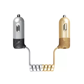 Remax Finchy szivargyújtós autós töltő Lightning/Micro USB kábel-6954851256878 2 kép