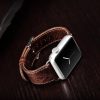 Apple Watch Watch 8/7/6/5/4/3/2/SE (41/40/38mm) iCarer valódi bőr ó-6958955805086 4 kép