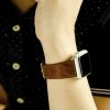Apple Watch Watch 8/7/6/5/4/3/2/SE (41/40/38mm) iCarer valódi bőr ó-6958955805086 5 kép