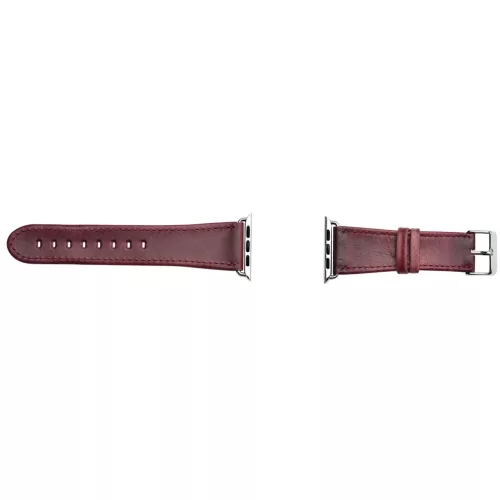 Apple Watch Watch 8/7/6/5/4/3/2/SE (41/40/38mm) iCarer valódi bőr ó-6958955820607 3 kép