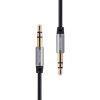 Mini jack 3.5mm AUX kábel Remax RL-L100 1m (fekete)-6954851236993 1 kép