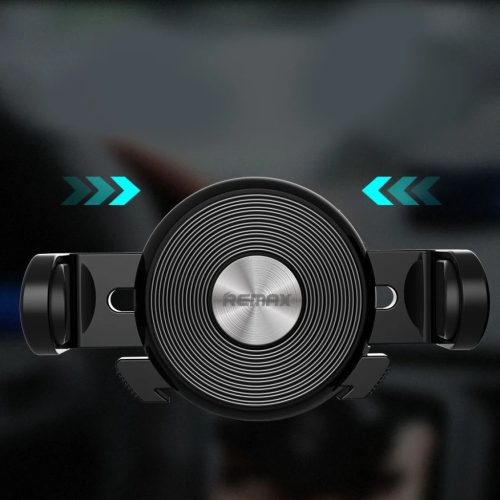 Remax autós telefontartó szellőzőre fekete színben-6954851286226 5 kép