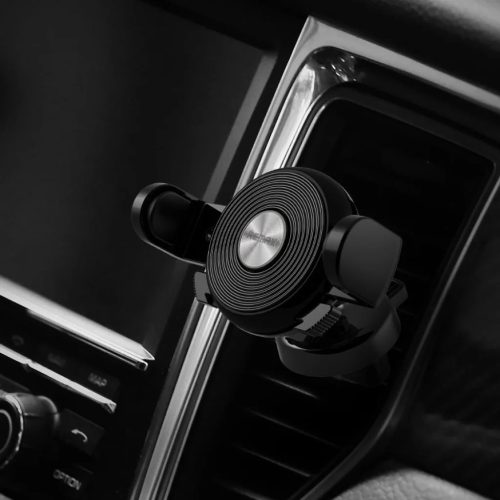 Remax autós telefontartó szellőzőre fekete színben-6954851286226 7 kép