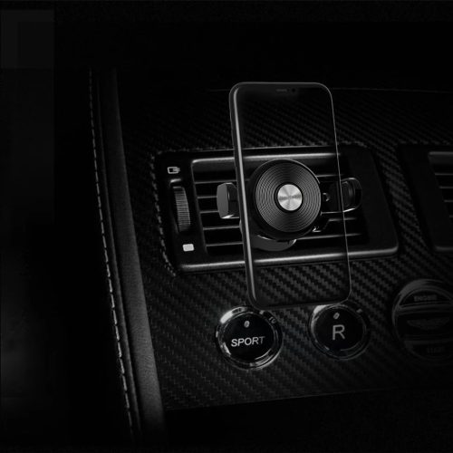 Remax autós telefontartó szellőzőre fekete színben-6954851286226 9 kép