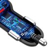 Dudao univerzális autós töltő 3xUSB gyorstöltéssel 3.0 QC3.0 2.4-6970379615812 10 kép