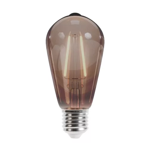 LED Izzó Filament E27 ST64 4W 230V 2000K 400lm COG füstös Forever L-5900495945341 2 kép