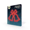 Neon LED KARÁCSONYI HARANGOK piros FLNE17 Forever Light-5907457702271 2 kép