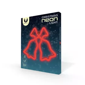 Neon LED KARÁCSONYI HARANGOK piros FLNE17 Forever Light-5907457702271 2 kép