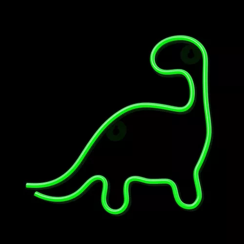 Neon LED Fény dinoszaurusz zöld NNE01 Neolia-5900495064097 3 kép