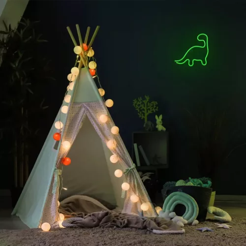 Neon LED Fény dinoszaurusz zöld NNE01 Neolia-5900495064097 7 kép