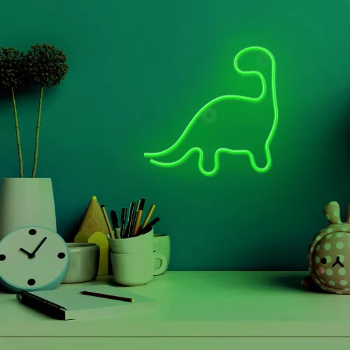 Neon LED Fény dinoszaurusz zöld NNE01 Neolia-5900495064097 8 kép
