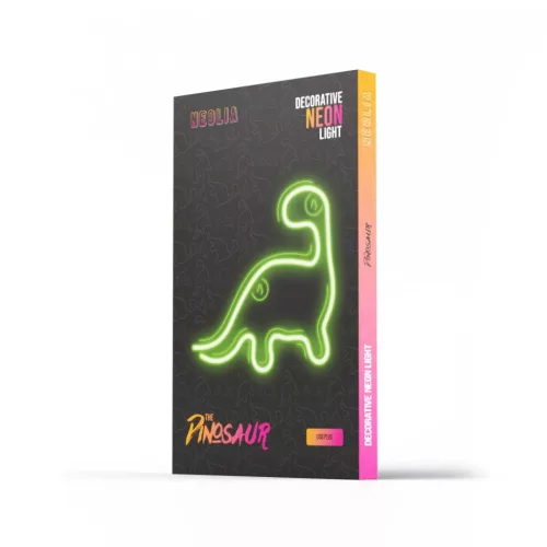 Neon LED Fény dinoszaurusz zöld NNE01 Neolia-5900495064097 9 kép