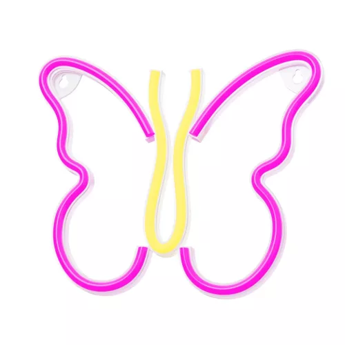 Neon LED Fény PILLANGÓ rózsaszín NNE03 Neolia-5900495060235 2 kép