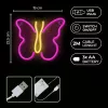 Neon LED Fény PILLANGÓ rózsaszín NNE03 Neolia-5900495060235 5 kép