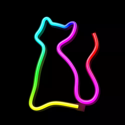 Neon LED RGB CAT FLRN03 + RC Forever Light-5900495398079 3 kép
