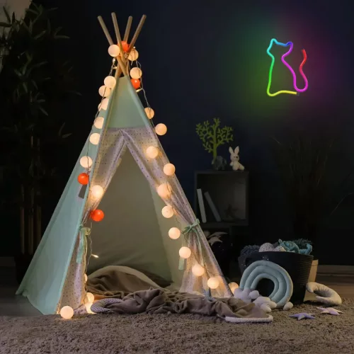 Neon LED RGB CAT FLRN03 + RC Forever Light-5900495398079 8 kép