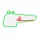 Neon PLEXI LED JURASSIC CROC zöld FLNJ03 Forever Light-5900495399694 1 kép