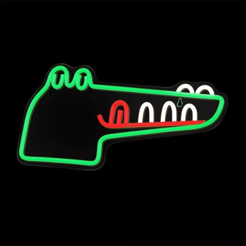 Neon PLEXI LED JURASSIC CROC zöld FLNJ03 Forever Light-5900495399694 3 kép
