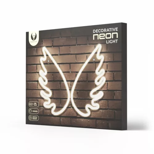 Neon PLEXI LED SZÁRNYAK fehér FPNE09X Forever Light-5900495453723 2 kép