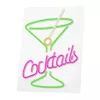 Neon PLEXI LED COCKTAILS rózsaszín zöld FPNE02X Forever Light-5900495454423 2 kép