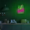 Neon PLEXI LED COCKTAILS rózsaszín zöld FPNE02X Forever Light-5900495454423 8 kép