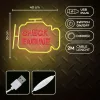 Neon PLEXI LED MOTOR ELLENŐRZÉS sárga vörös NNE21 Neolia-5900495546197 5 kép