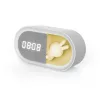 Ébresztőóra LED Nyuszis éjjeli fénnyel PURE FNL-05 INGRID fehér -5907457736481 1 kép