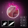 Neon TÜKÖR LED ALVÓ MACSKA fehér rózsaszín FMNE03 Forever Light,-5907457763029 5 kép