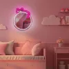 Neon TÜKÖR LED ALVÓ MACSKA fehér rózsaszín FMNE03 Forever Light,-5907457763029 9 kép