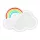 Neon MIRROR LED CLOUD multicolor FMNE05 Forever Light-5907457763043 1 kép