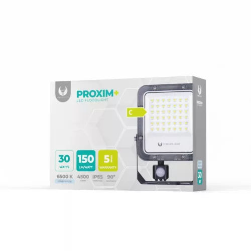 PROXIM+ LED Reflektor 30W 6500K 4500lm PIR 230V IP65 Forever Light 150-5900495037220 7 kép