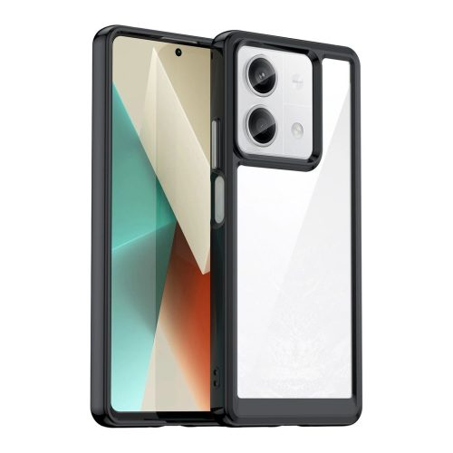 Outer Space tok zselés kerettel Xiaomi Redmi Note 13 5G-hez - fekete -9145576285220 8 kép
