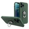 Ring Case szilikon tok ujjmántás és állvány iPhone 12 Mini söté-9145576214169 1 kép