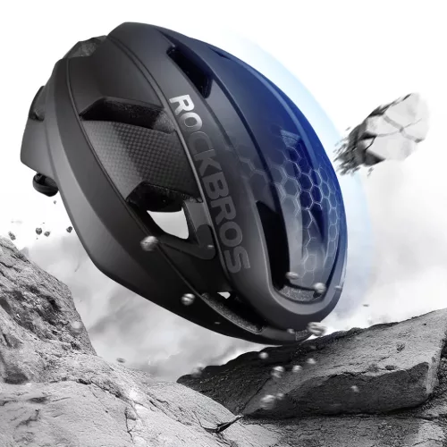 Rockbros LK-15 Carbon Szálas Kerékpáros Sisak 58-62cm - Fekete-5907769382413 6 kép