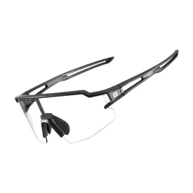  Rockbros 10175 fényre sötétedő UV400 biciklis szemüveg - fekete