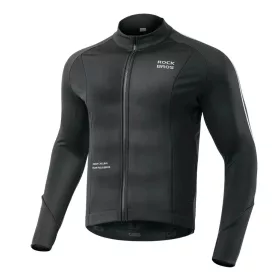 Rockbros 15400002004 hosszú ujjú kerékpáros mez ősz/tél XL - fek-5907769360404 1 kép