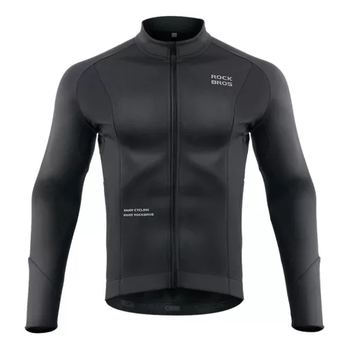 Rockbros 15400002004 hosszú ujjú kerékpáros mez ősz/tél XL - fek-5907769360404 2 kép