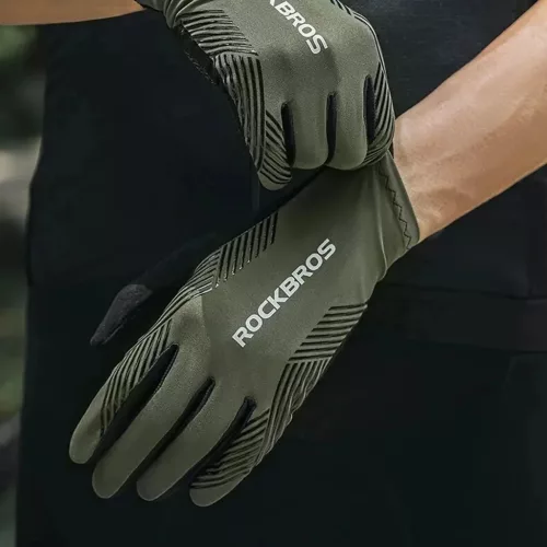 Rockbros 16110006003 ütéselnyelő kerékpáros kesztyű méret L - z-5907769362194 5 kép