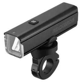   Rockbros 24610002001 kerékpár első lámpa 1000 lm + USB-C - USB-A kábel - fekete