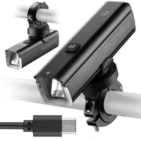 Rockbros 24610002001 kerékpár első lámpa 1000 lm + USB-C - USB-A k-5907769313394 2 kép