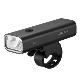 Rockbros RHL600 első kerékpárlámpa 600lm 2600mAh IPX6 - fekete-5907769364662 1 kép