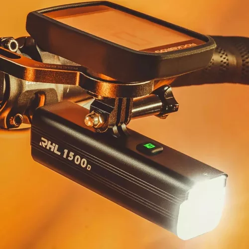 Rockbros RHL1500 első kerékpárlámpa 5000mAh 1500lm IPX6 - fekete-5907769364655 7 kép