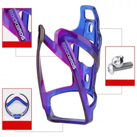 Rockbros FK338 kulacstartó kerékpárhoz - kék és lila-5907769314193 2 kép