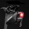 Rockbros B59 kerékpár nyeregtáska 1.5L - Fekete-5907769386442 2 kép