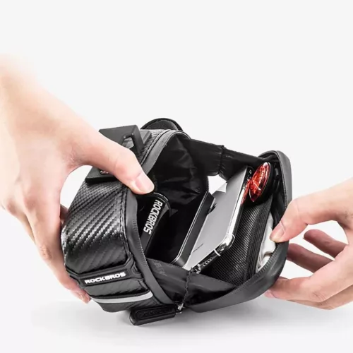Rockbros B59 kerékpár nyeregtáska 1.5L - Fekete-5907769386442 5 kép