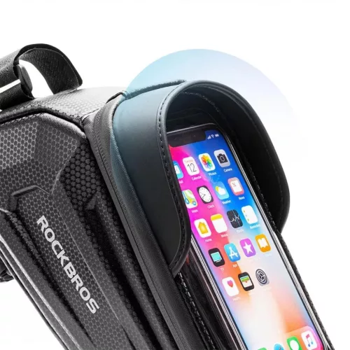 Rockbros B68-1 páncélozott kerékpártáska telefon zsebbel 1.7l - f-5907769313097 6 kép